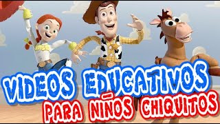 Videos Educativos Para Niños de 2 a 3 años  Las vocales los números los colores en español [upl. by Gilud328]