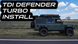 VNT turbo upgrade into 300tdi Defender [upl. by Abrams82]