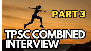 TPSC COMBINED Interview 2023  3rd Live Mock Interview tripurajournal  jrbt tpsc [upl. by Neelloj]