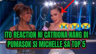 REACTION NI CATRIONA GRAY SA PAGKALIGWAK NI MICHELLE DEE SA TOP 5 [upl. by Arjun253]