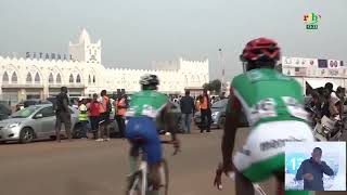 Tour du Faso 2024  arrivée de la 5e étape longue de 85km courue entre BoboDioulasso et Banfora [upl. by Margie355]