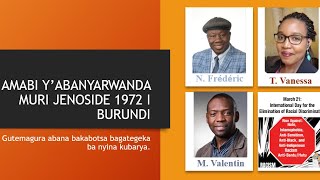 URUHARE GWABA TUTSIHIMA BI RWANDA MU MA JENOSIDE YOSE YABAYE MUKARERE BURUNDI 1972RWANA NA DRCE [upl. by Akcinehs]