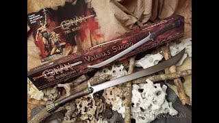 Valerias sword Conan the Barbarian 1982 officially licensed [upl. by Tiram]