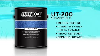 Tuff Coat™  UT200 Series Rubberized NonSkid Coatings [upl. by Woody]