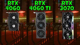 RTX 4060 vs RTX 4060 Ti vs RTX 3070 Benchmark in 9 Games at 1440p 2024 [upl. by Evilo]