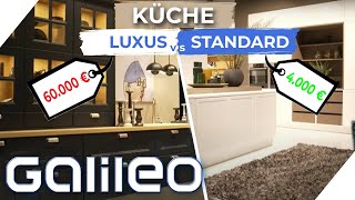 Luxus Küche vs Standard Küche Was kostet eine Traumküche  Galileo  ProSieben [upl. by Lubow]