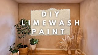 How to Limewash Interior Walls  DIY Paint from Scratch [upl. by Ailed]