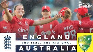 Close Scoring Thriller  Highlights  England v Australia  2nd Womens Vitality IT20 2023 [upl. by Adnolaj884]