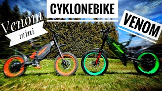 CyklonEbike Venom Mini Extreme 5 000W Fast 65 kmh Light eBike  Comparison to CyklonEbike Venom [upl. by Humble]