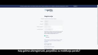 Kaip galima užsiregistruoti pavyzdžiui su mobiliuoju parašu [upl. by Sabelle]