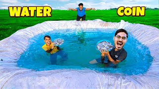 Underwater Coin Pickup Challenge Looser Will Take Laughing Gas😂🤣 [upl. by Cassi610]