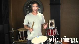 Vic Firth Rudiment Lessons Single Stroke Roll [upl. by Larsen]