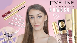 Test NOWOŚCI EVELINE ❤️ pomadka tusz eyeliner bronzer w płynie puder pod oczy  co warto kupić [upl. by Algy]