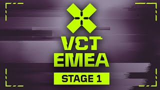 VCT EMEA Stage 1 2024  W2D2 [upl. by Esiuqram]