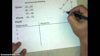 Lesson 27 Proving Segment Relationships Video Notes [upl. by Ule]