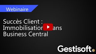 Webinaire Succès Client  Immobilisations dans Business Central [upl. by Leila]