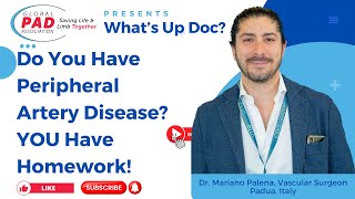 The Patient’s Role In PAD Care  Dr Mariano Palena [upl. by Wamsley]