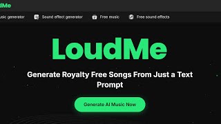 Using LoudMe Song Generator To Turn my Poem Into a Song [upl. by Langley632]