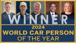 2024 World Car Person Of The Year Winner Announcement [upl. by Hurff369]