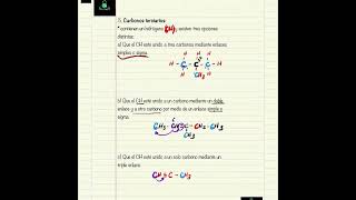 Tipos de carbono Primario secundario terciario y cuaternario [upl. by Ellard]