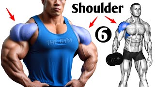 6 Huge Shoulder Workout At Gym  Build Massive Shoulders [upl. by Etnauj]