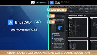 Webinaire Bricscad 2D3D  Les nouveautés 2024 [upl. by Inan]