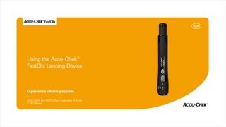 How To Use Your AccuChek® FastClix Lancing Device [upl. by Pena]