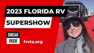 2023 Florida RV Supershow Sneak Peek [upl. by Gnah]