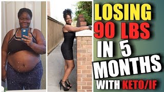 PART 1Losing 90 lbs in 5 Months with KETOINTERMITTENT FASTING [upl. by Ecidnarb]