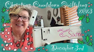 December 3rd  Christmas Countdown Quiltalong 2023 with Helen Godden [upl. by Ereveniug279]