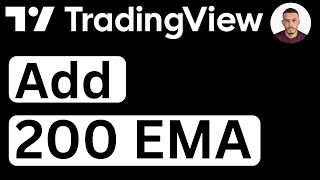 How to Add 200 EMA on TradingView  Easy to Follow [upl. by Champ]