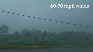 Argyle NY Intense Thunderstorm  New York Tornado Outbreak  July 16th 2024 [upl. by Zetrauq]