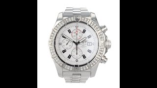 Breitling Custom Super Avenger Pre Owned Watch Ref A13370 [upl. by Airasor]