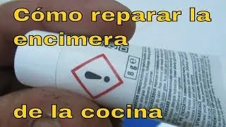 Cómo REPARAR la ENCIMERA de la cocina Como reparar recubrimiento encimera de cocina con poliéster I [upl. by Kallista]