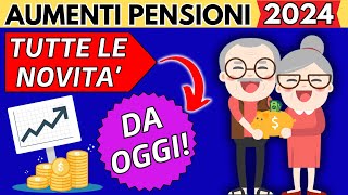 ✅AUMENTI PENSIONI GENNAIO 2024👉TUTTE LE NOVITA DA OGGI❗️ [upl. by Anerak377]