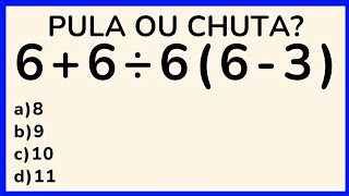 🧠 EXERCÍCIOS MATEMÁTICOS PARA MELHORAR SEU CÉREBRO  ProfMarcelo [upl. by Stoops]