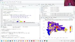 Tutorial RStudio República Dominicana Nacidos Vivos en el Sector Públio en el año 2020  UNICARIBE [upl. by Gney806]