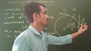 Derivation Of Centripetal Acceleration  Motion In a Plane  Lecture 11 [upl. by Akineg278]