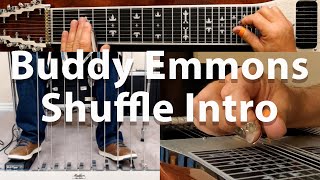 How to Play a Buddy Emmons Shuffle Intro  Pedal Steel Guitar Lesson [upl. by Ran695]