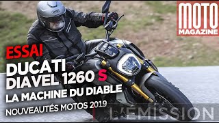 Ducati Diavel 1260 S  La moto du diable  Essai Moto Magazine  2019 [upl. by Floss]