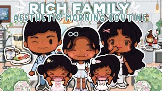 Miga World Rich Family Aesthetic Morning Routine ✨️🤑🌞 [upl. by Garfield]