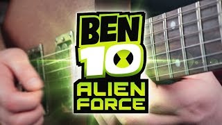 Ben 10 Alien Force Theme on Guitar [upl. by Nilrah]