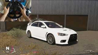 Mitsubishi Lancer Evolutıon X  CREW 2 Driving Gameplay Logıtech G29 [upl. by Treblig]