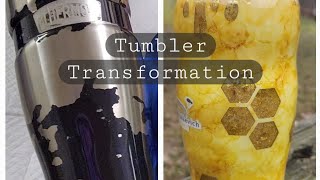 Tumbler Transformation  🐝🍯Honeybee Tumbler Tutorial [upl. by Woehick]