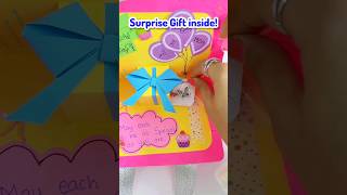 DIY Mothers Day Card with GIFT inside🤩🎀✨️  Riyas Amazing World [upl. by Einama]