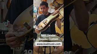 Leadmusic Olivier Uldry and 1959 original Fender Esquire Custom [upl. by Nealon]