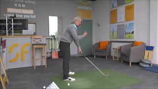 Why amp how to flatten your left wrist at the top of your back swing [upl. by Angelis]