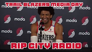 Matisse Thybulle  Trail Blazers media day [upl. by Wycoff]