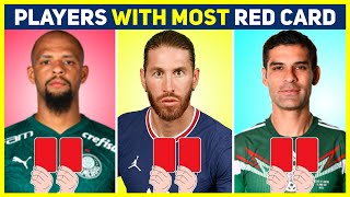 TOP 10 PLAYERS WITH MOST RED CARDS IN FOOTBALL HISTORY [upl. by Leona]