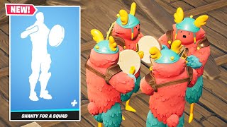 NEW SHANTY FOR A SQUAD Emote Gameplay in Fortnite SEA SHANTY [upl. by Selrahcnhoj]